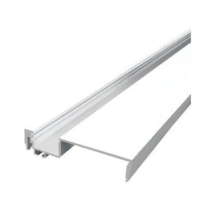 CRL-U.S. Aluminum Heavy-Duty 6" Female Split Mullion, White Kynar® Paint- 24'-2"