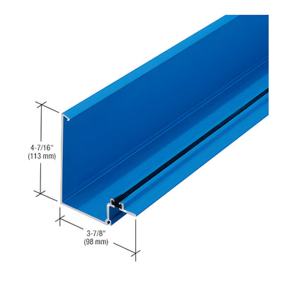 CRL-U.S. Aluminum 90 Degree Inside Corner Half Section, Thermally Improved, Custom Paint - 24'-2"