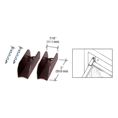 CRL Bronze Finish Jiffy Hangers with Nails - Bulk