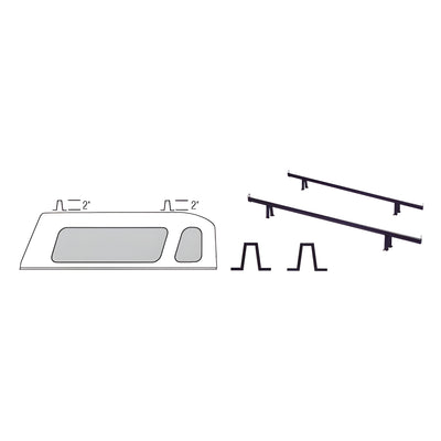 CRL 2" Mounting Legs for Load Rails (2-Pair)