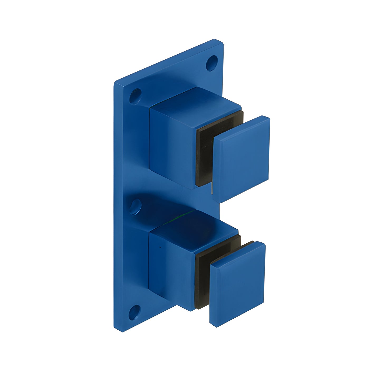 CRL 2 in Painted Steel Square Glass Standoff with Mounting Plate