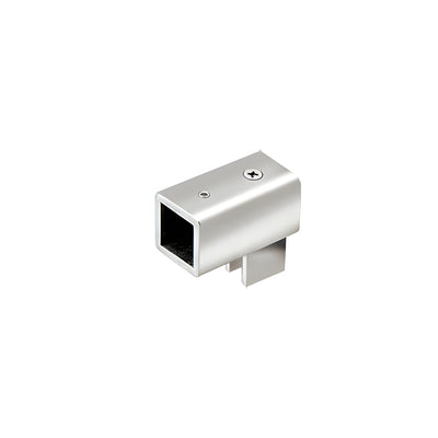 CRL Chrome Swiveling U-Bracket for 3/8" to 1/2" (10 to 12 mm) Glass - Square Bar