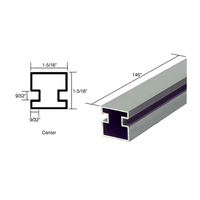 CRL Satin Anodized 146" Center Post Extrusion