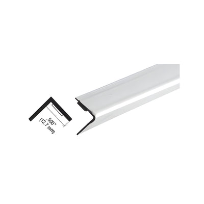 CRL Chrome Plastic 1/2" Reflective Outside Angle