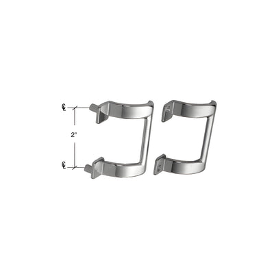 CRL Polished Chrome 2" Shower Door Pull Handle