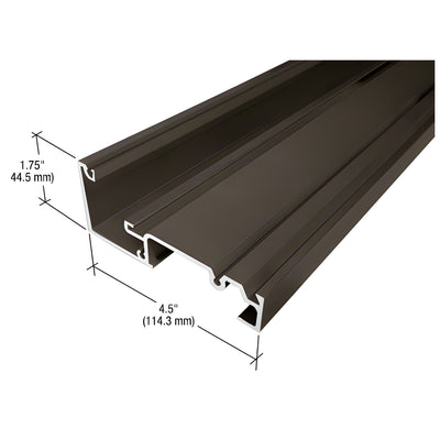 CRL-U.S. Aluminum Header, Bronze Black Anodized - 24'-2"