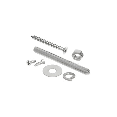 CRL Brushed Stainless Replacement Screw Packs for Bar Mount Foot Railing Brackets