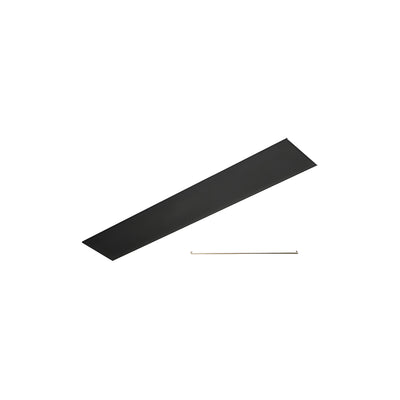 CRL Matte Black Flat Snap-In Channel 120"