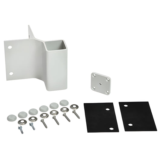CRL Sky White 90° Outside Fascia Mount Bracket