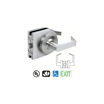 CRL Satin Anodized Grade 1 Lever Lock Housing - Passage
