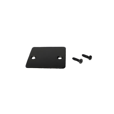 CRL Matte Black End Cap with Screws