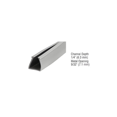 CRL Gray Glazing Vinyl for 1/4" Glass Thickness - 100' Roll