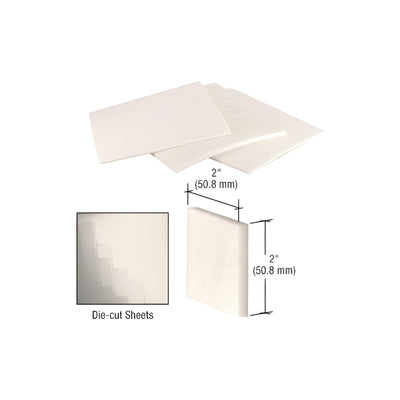 CRL 2" x 2" x 1/4" Super Duty Shipping Pads
