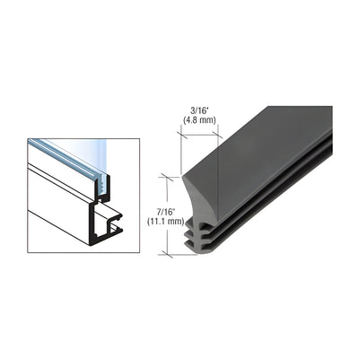 CRL Black Universal Glazing Spline - 100' Roll