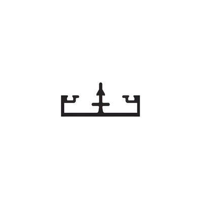 CRL-U.S. Aluminum White KYNAR® Paint Vertical Face Cap - 24'-2"