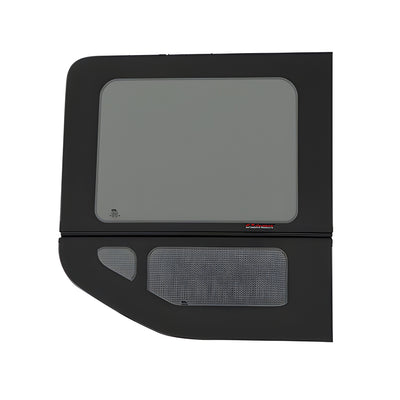 CRL 2015+ OEM Design 'All-Glass' Look Ford Transit Passenger's Side Rear Quarter Window for 148" Standard Body ONLY Medium and High Top Vans
