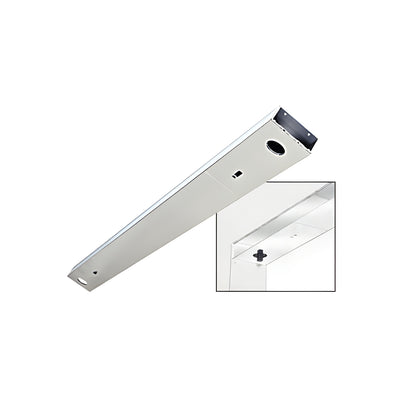 CRL Polished Stainless Custom Length 4-1/2" No Pocket Double Sided Door Header