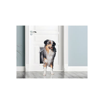 CRL Extra Large White Plastic Framed Pet Door