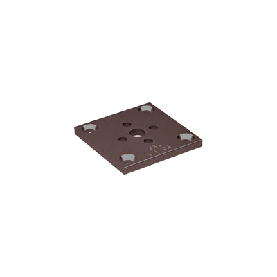 CRL Duranodic Bronze Standard 2" x 2" Base for Post Extrusion