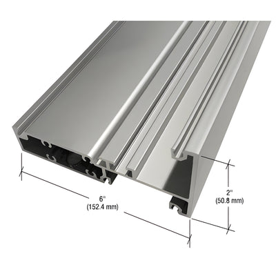 CRL-U.S. Aluminum Clear Anodized Intermediate Horizontal - 25'- 2"