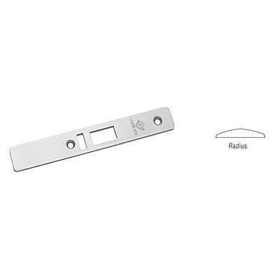 CRL Aluminum Radius Faceplate for AR4513 Series Deadlatch Locks