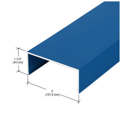 CRL-U.S. Aluminum Center Hung Door Header, Custom Paint- 21'-4"