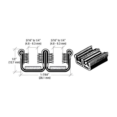 CRL Universal Double Wide Channel for Buses and Trucks
