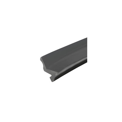CRL-U.S. Aluminum Gray 487 Series Vinyl Glazing Gasket for 1/2 and 9/16" Glass - 100'