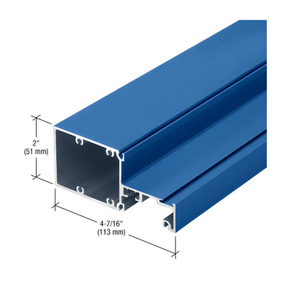 CRL-U.S. Aluminum Intermediate Horizontal Mullion, Custom Paint - 24'-2"