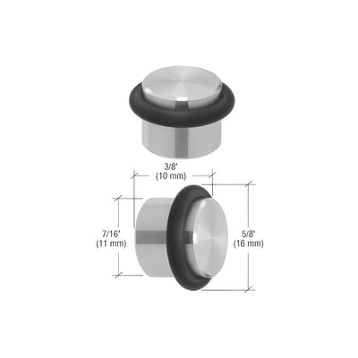 CRL Brushed Stainless UV Shelf Support for Glass Panels