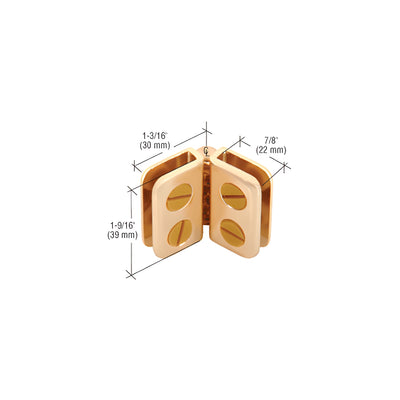 CRL Brass Hinge Display Connector