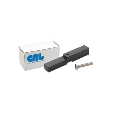CRL Matte Black Adapter Block for Prima, Shell and Rondo Hinges