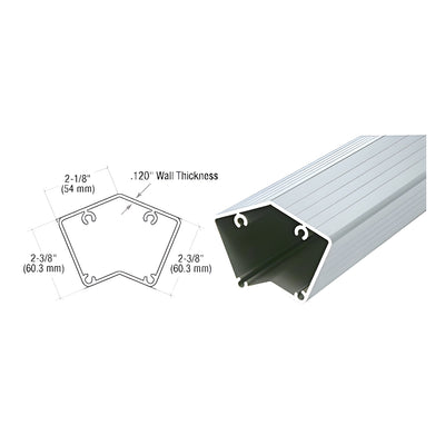 CRL Mill 200, 300, 350, and 400 Series 36" Long 135 Degree Post