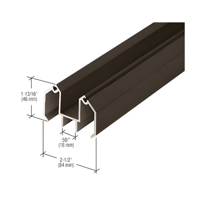 CRL-U.S. Aluminum 90 Degree Outside Corner Adaptor, Bronze Black Anodized - 24'-2"