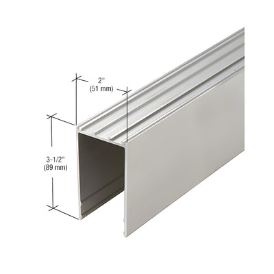 CRL-U.S. Aluminum Bulkhead, Clear Anodized - 21'-2"
