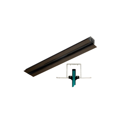 CRL Dark Bronze Anodized Pocket Snap-In Channel - 240"