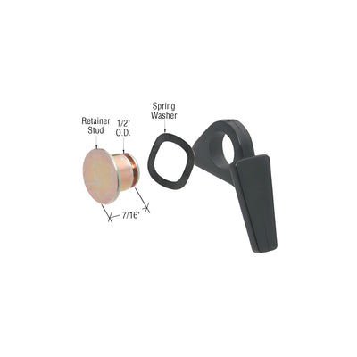 CRL Black Plastic Sash Lock for Rolleze 710 Series Windows