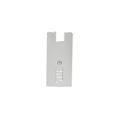CRL Brite Brushed Anodized 4" Square End Cap for Sidelite Rails