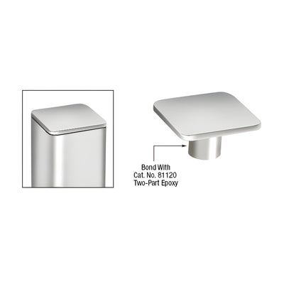 CRL Polished Stainless Steel P1 Top Post Cap