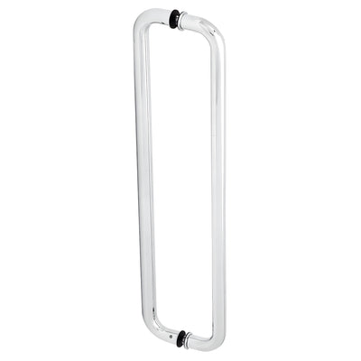 CRL Polished Stainless 24" Glass Mounted Back-to-Back Standard Pull Handle