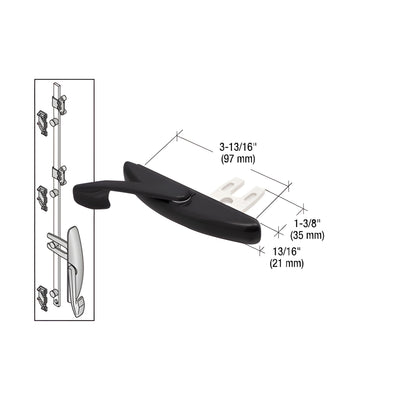 CRL Black Truth® 1-3/8" Multi-Point Latch Actuator