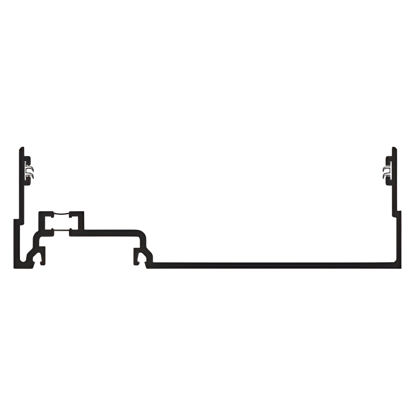 CRL-U.S. Aluminum Male Expansion Door Mullion 24'-2" Bronze/Black Anodized