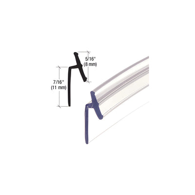 CRL Clear PVC Vinyl 'T' Seal