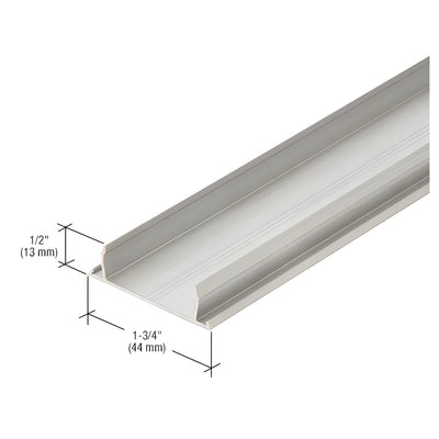 CRL-U.S. Aluminum Narrow Stile Flat Pocket Insert - 21'-2", Clear Anodized Class 1