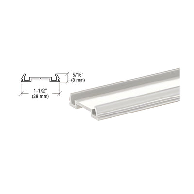 CRL Sky White Standard Bottom Rail Filler 241" Long