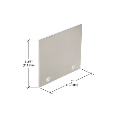 CRL-U.S. Aluminum Extruded Aluminum End Dam - 20/Pk