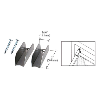 CRL Mill Finish Jiffy Hangers with Nails - Bulk