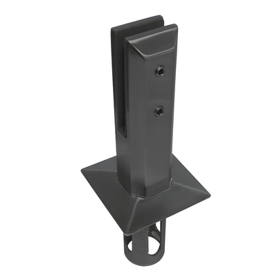 CRL Matte Black Square Core Mount Friction Fit Spigot, 2205