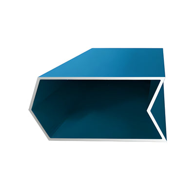 CRL-U.S. Aluminum Custom KYNAR® Paint 135º Inside/Outside Structural Silicone Glaze Corner Mullion - 24'-2"