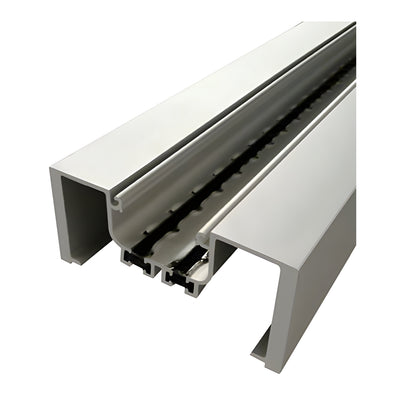 CRL-U.S. Aluminum Clear Anodized Open Back Heavy Wall Mullion, Dual Thermally Improved - 24'-3"